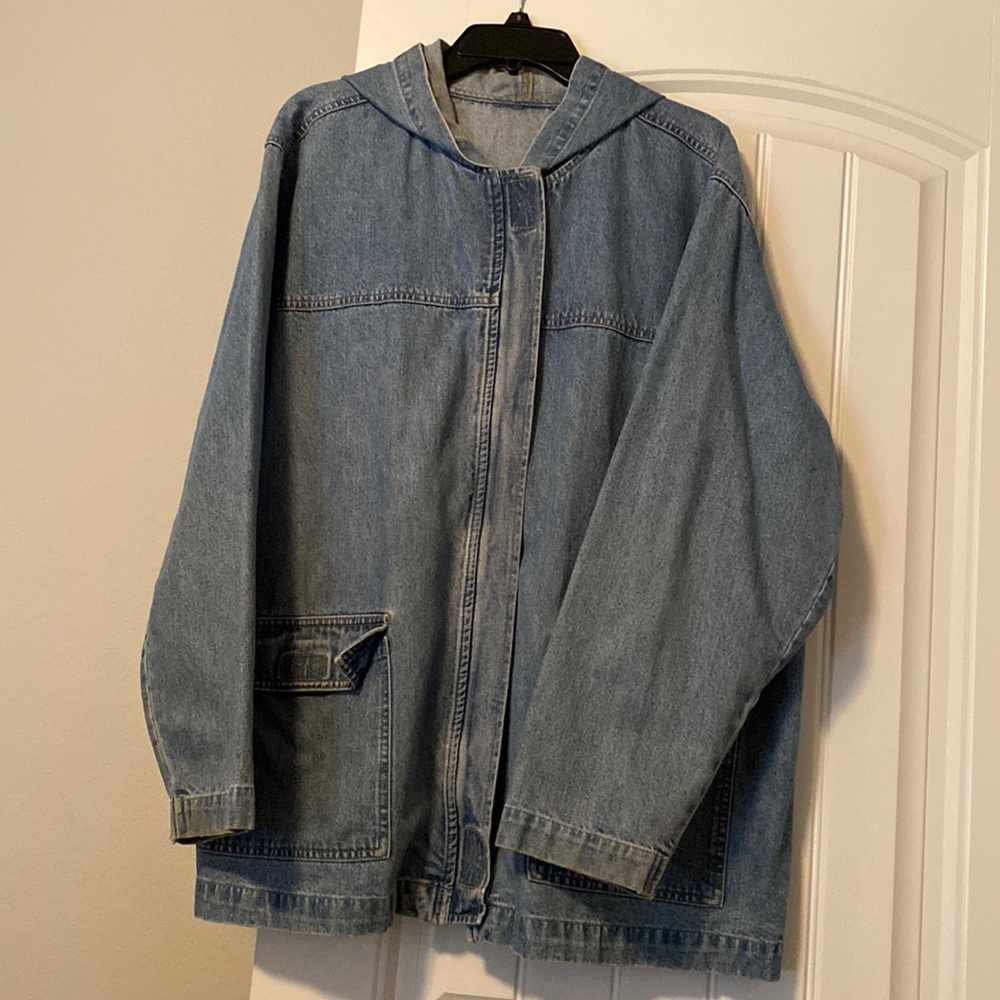 Hooded Denim Jacket